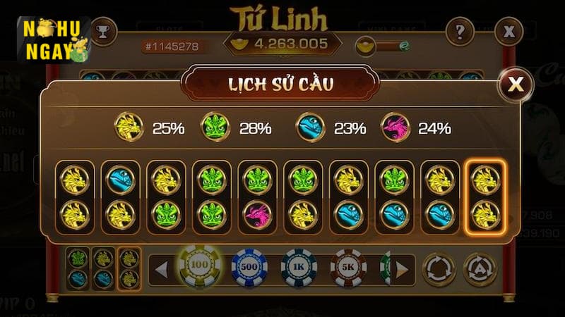 Luật chơi của Kho Báu Tứ Linh đơn giản